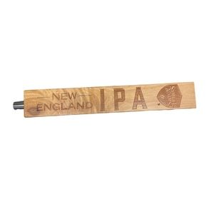 New England Samuel Sam Adams Wood Beer Tap‎ Handle 13" Tall